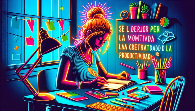 Mujer escribiendo en su diario. Estableciendo un Ritmo Matutino para un Día Productivo